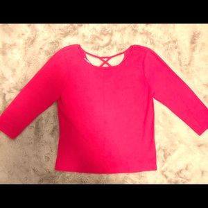 Talbots size medium pink top 🥰